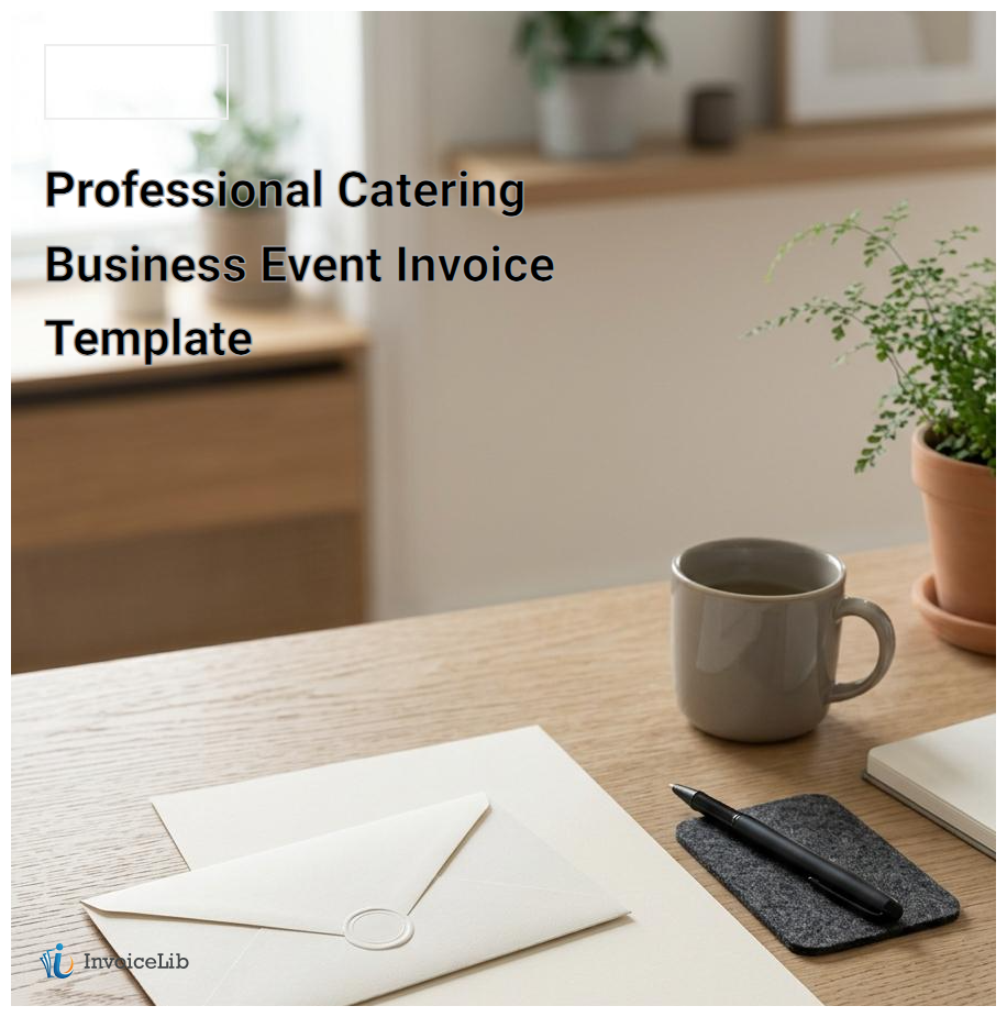 Professional Catering Business Event Invoice Template