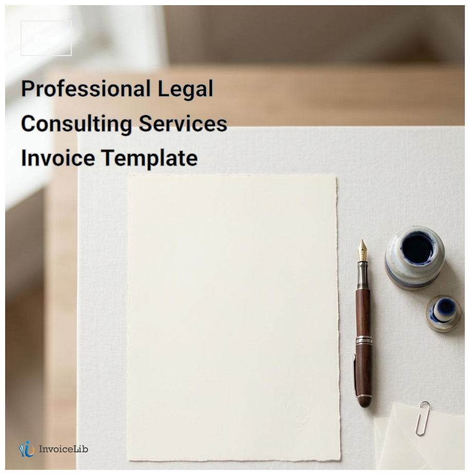 Professional Legal Consulting Services Invoice Template