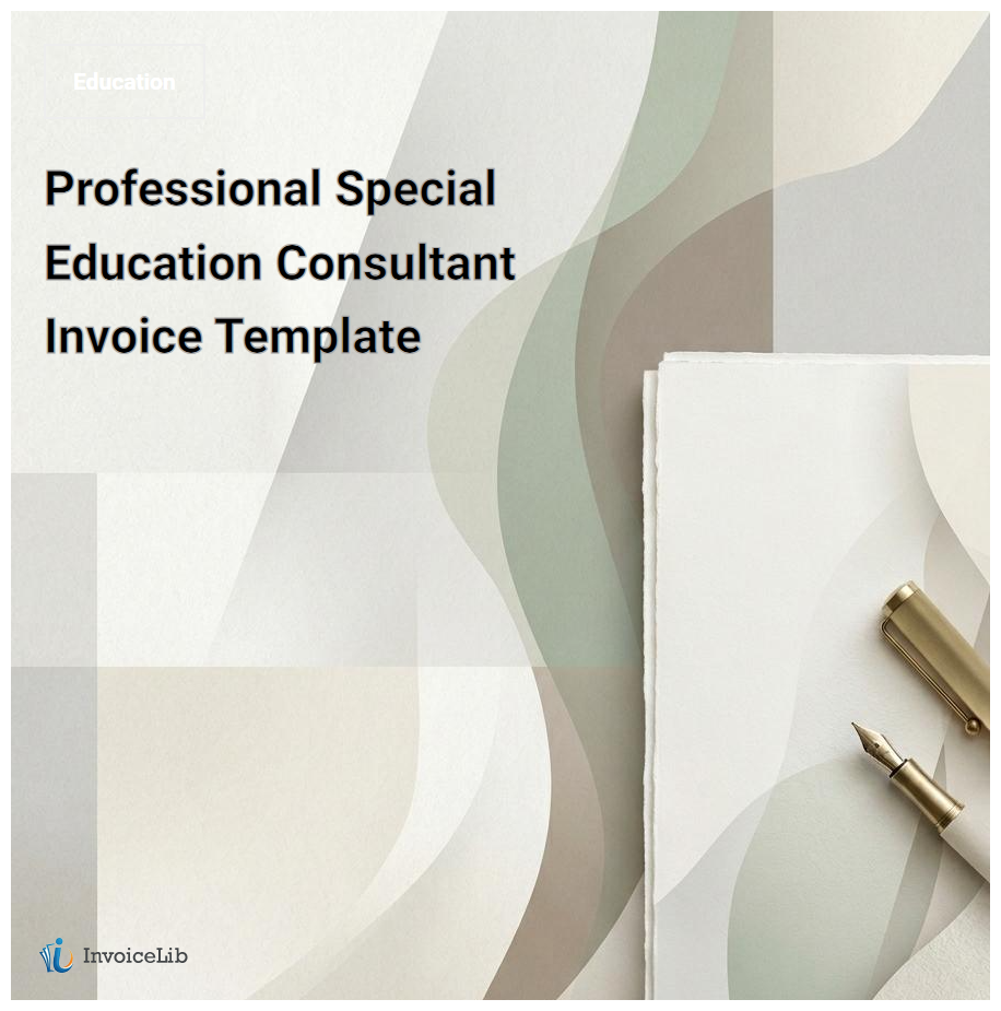 Professional Special Education Consultant Invoice Template