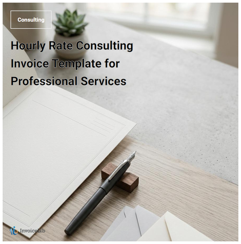 Hourly Rate Consulting Invoice Template for Professional Services