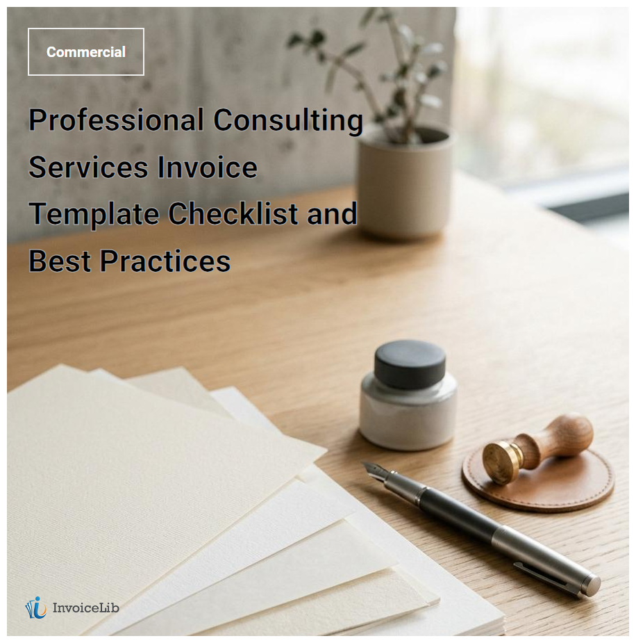 Professional Consulting Services Invoice Template Checklist and Best Practices