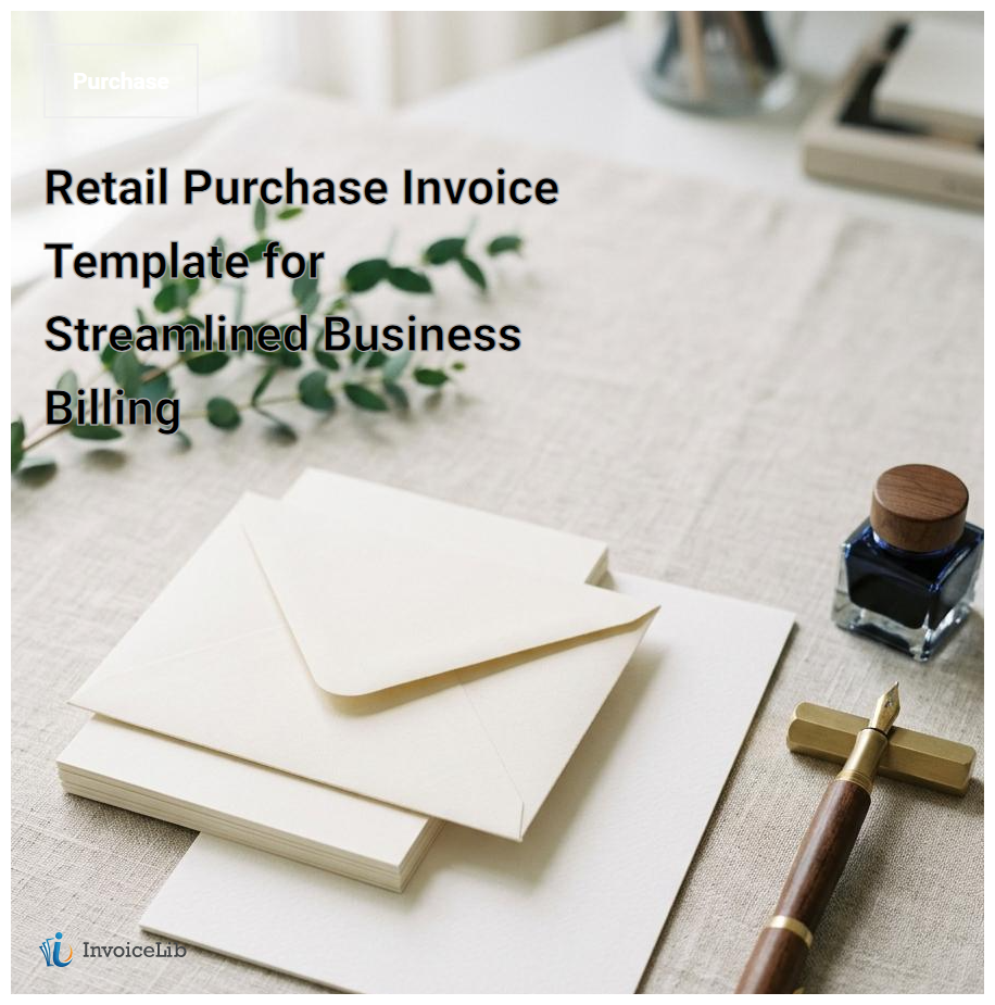 Retail Purchase Invoice Template for Streamlined Business Billing