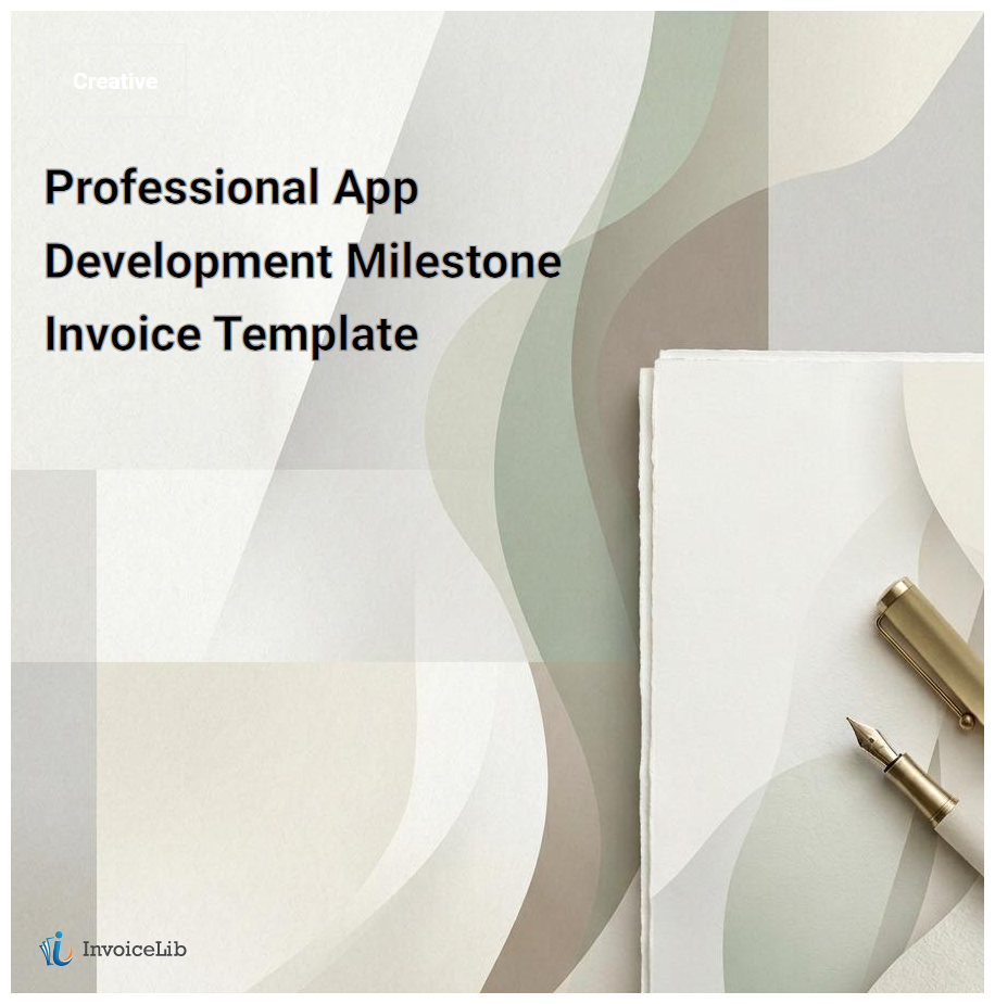 Professional App Development Milestone Invoice Template