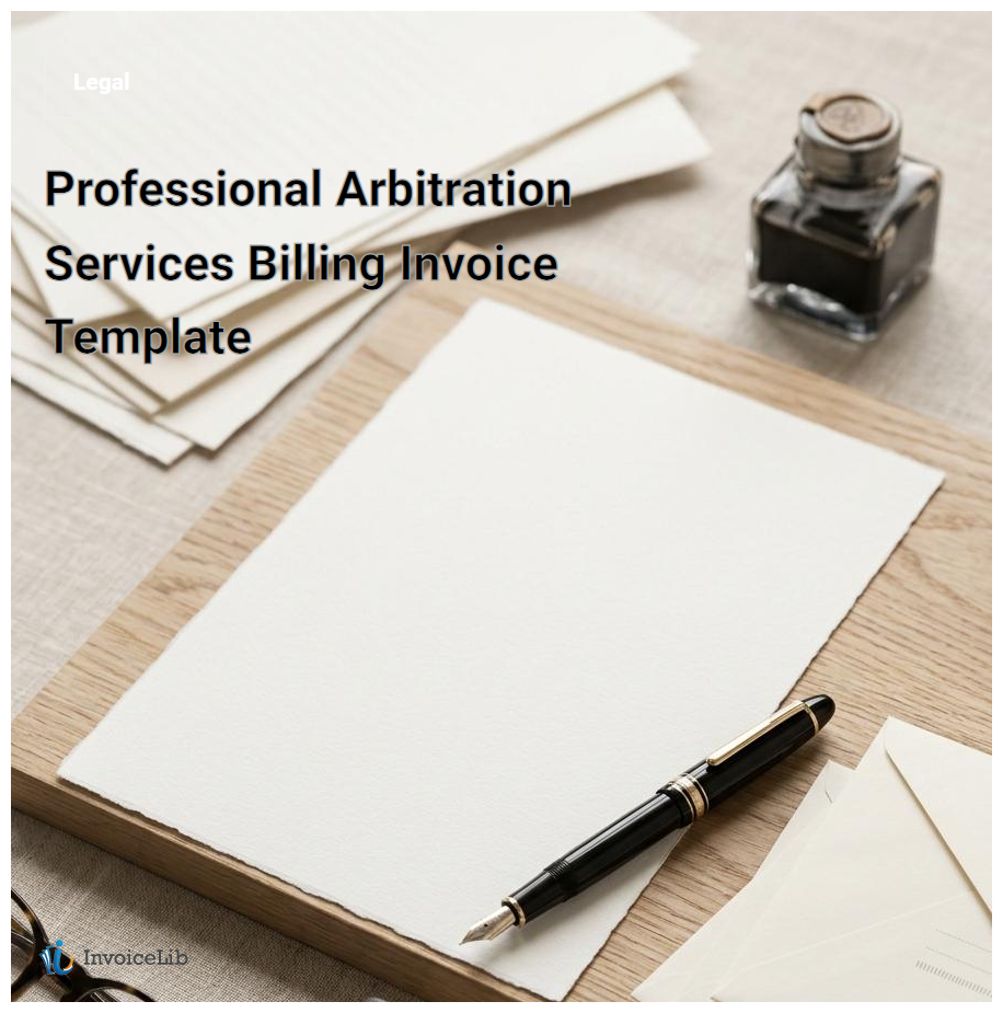 Professional Arbitration Services Billing Invoice Template