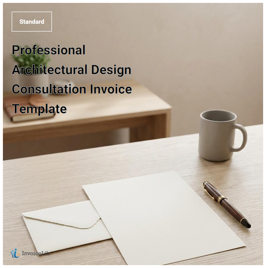 Professional Architectural Design Consultation Invoice Template