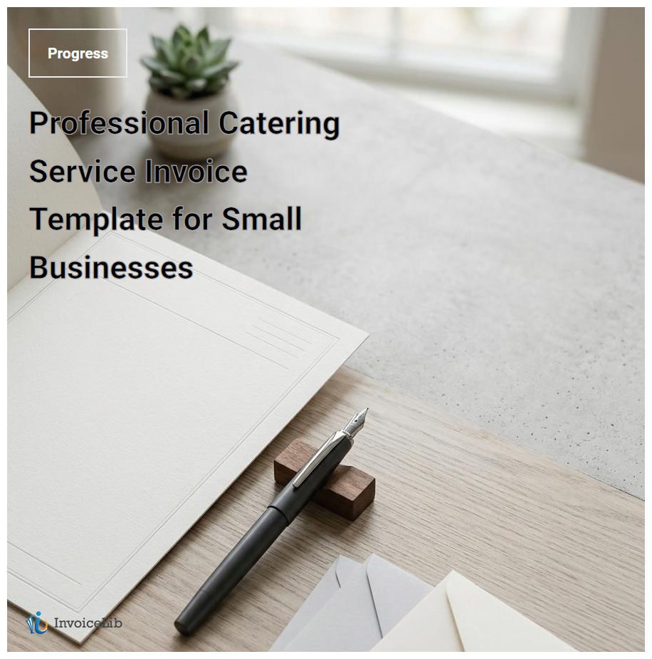 Professional Catering Service Invoice Template for Small Businesses