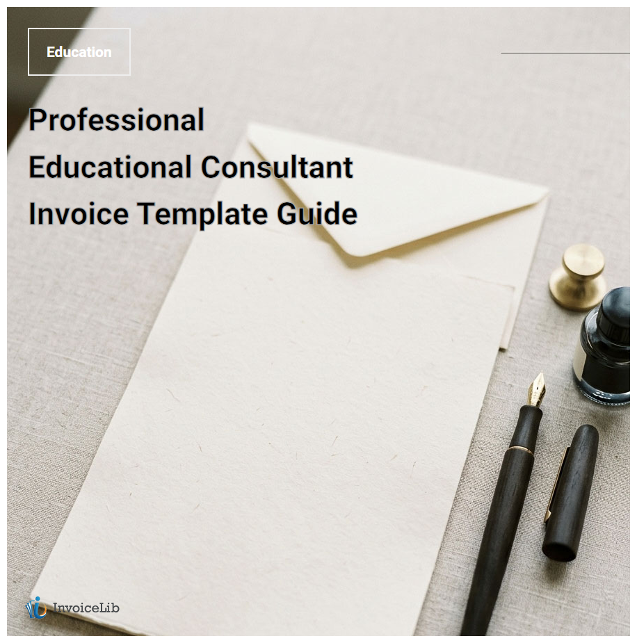 Professional Educational Consultant Invoice Template Guide