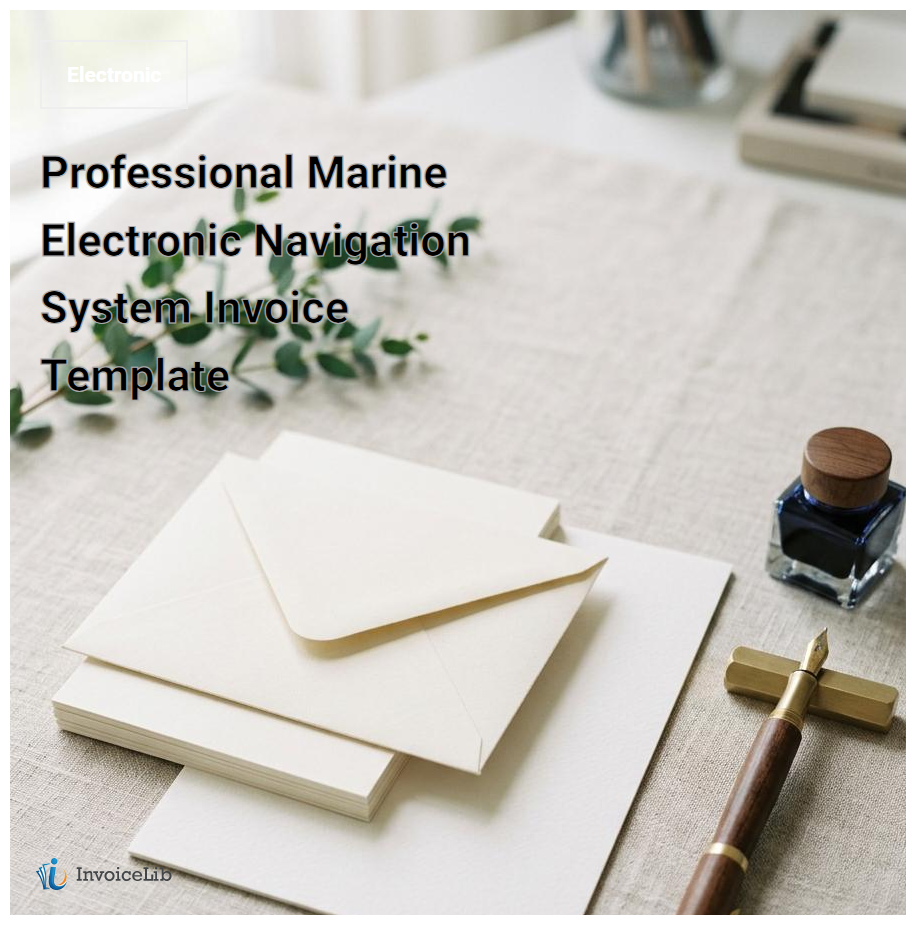 Professional Marine Electronic Navigation System Invoice Template