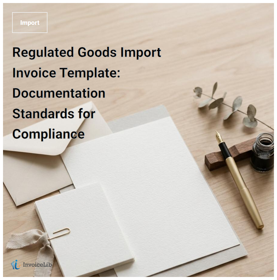 Regulated Goods Import Invoice Template: Documentation Standards for Compliance