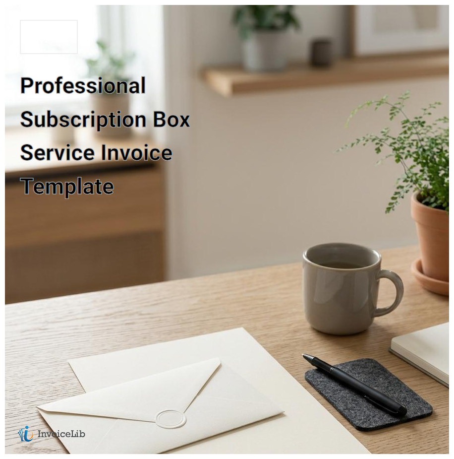 Professional Subscription Box Service Invoice Template