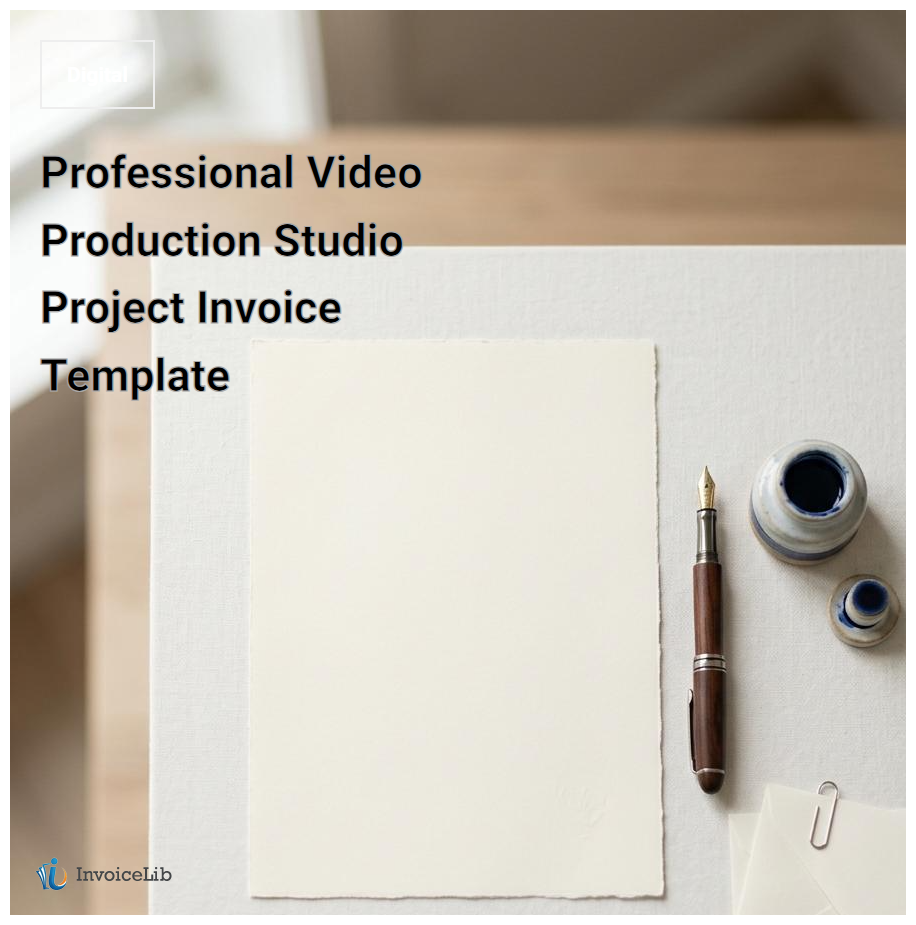 Professional Video Production Studio Project Invoice Template