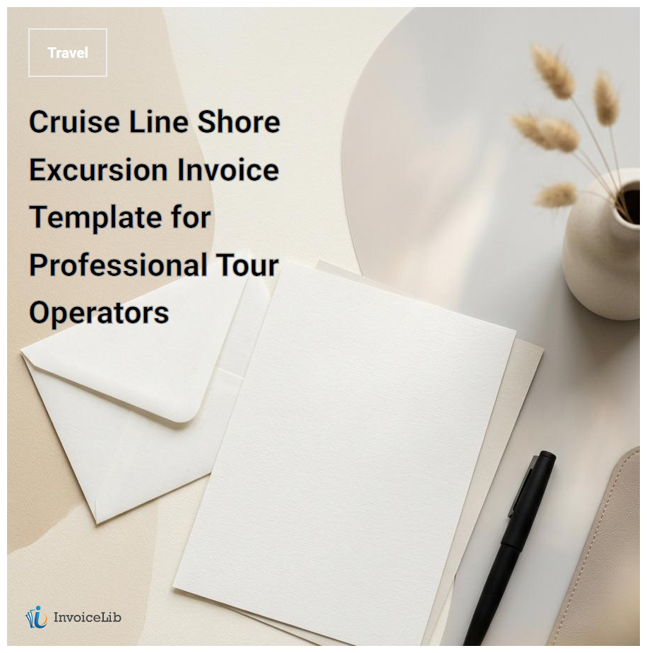 Cruise Line Shore Excursion Invoice Template for Professional Tour Operators