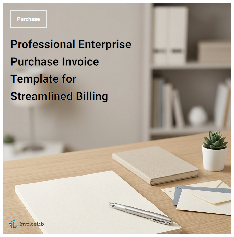 Professional Enterprise Purchase Invoice Template for Streamlined Billing