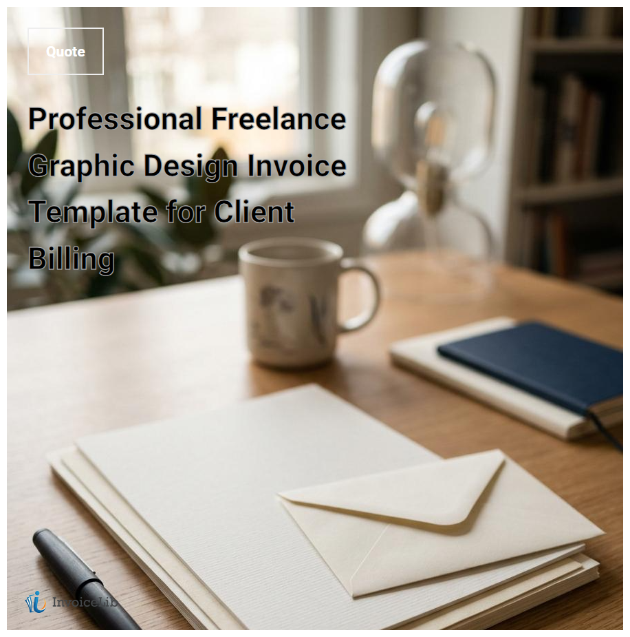 Professional Freelance Graphic Design Invoice Template for Client Billing