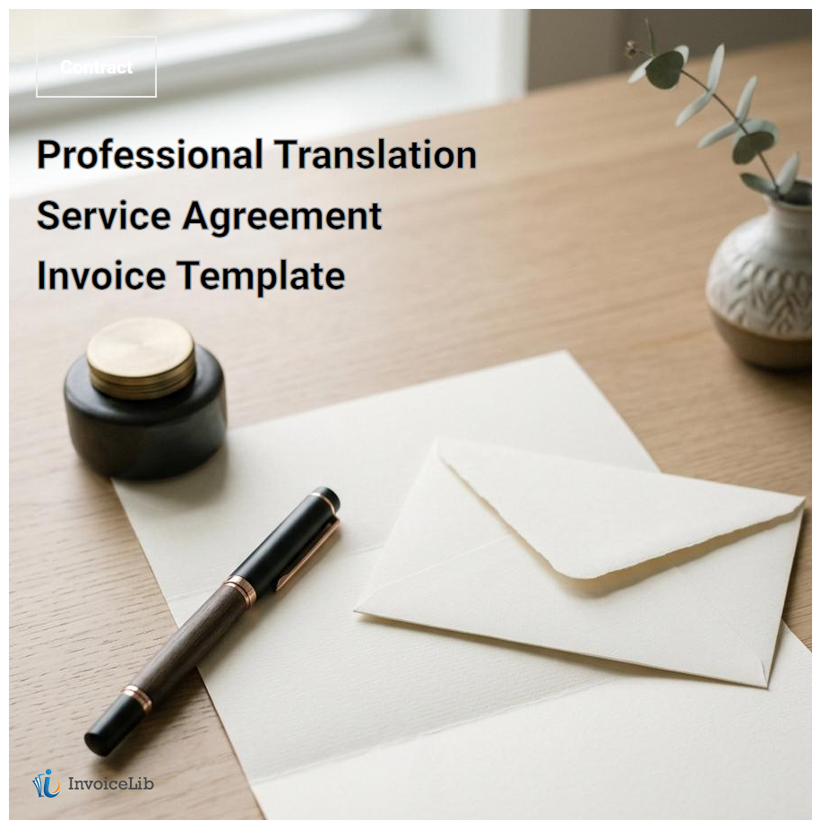 Professional Translation Service Agreement Invoice Template