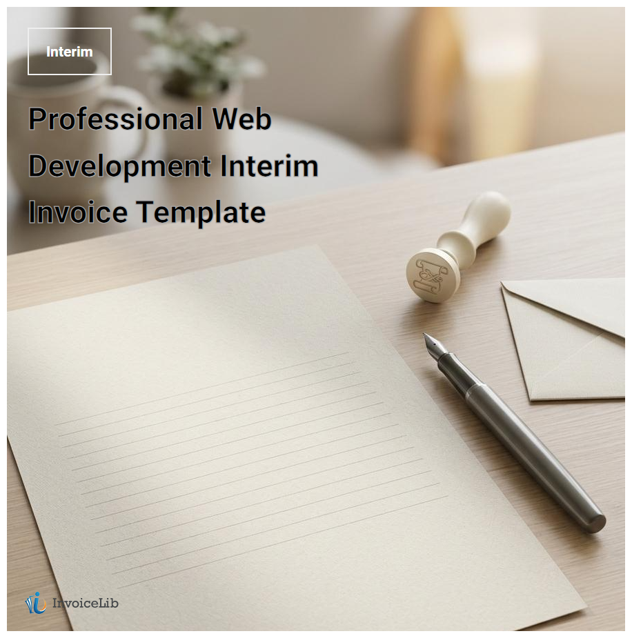 Professional Web Development Interim Invoice Template