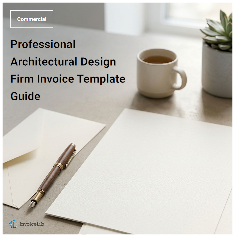 Professional Architectural Design Firm Invoice Template Guide