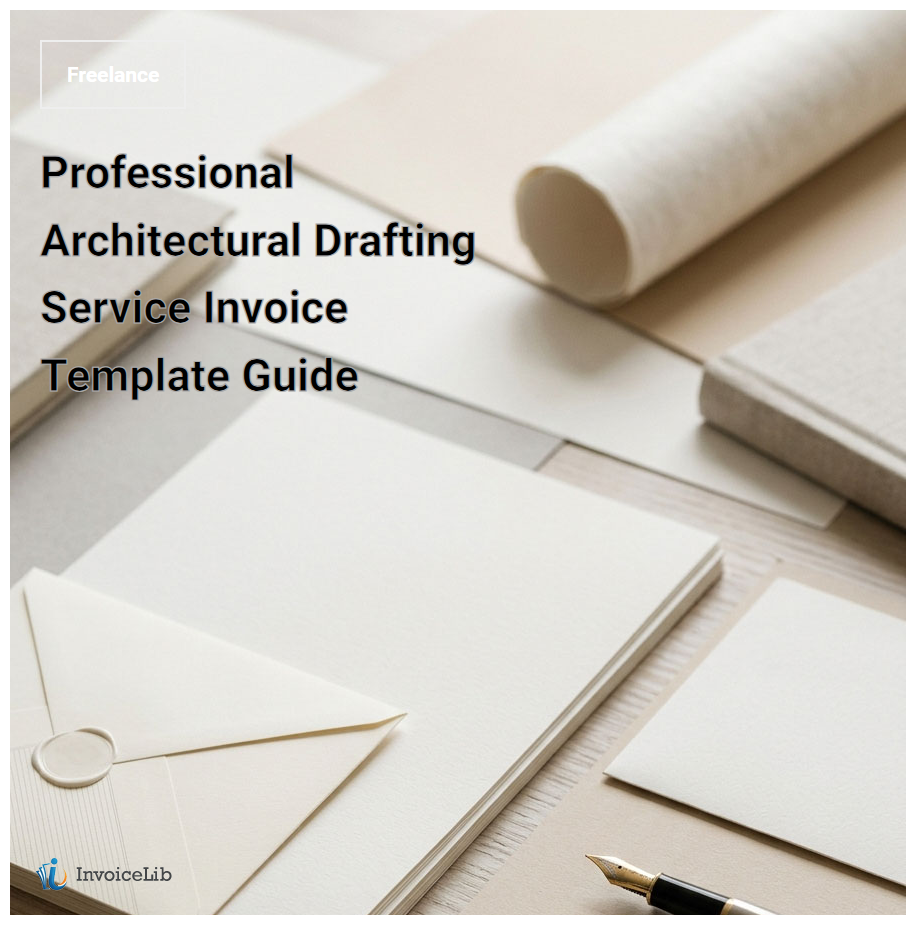 Professional Architectural Drafting Service Invoice Template Guide