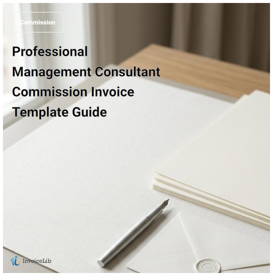 Professional Management Consultant Commission Invoice Template Guide