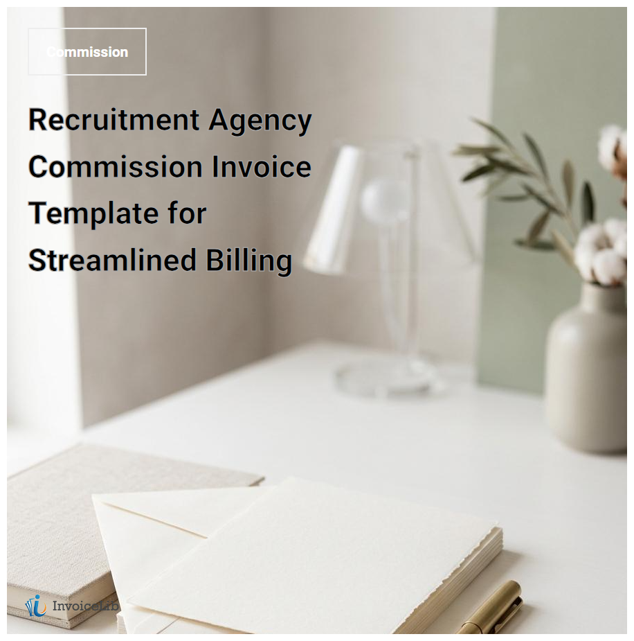 Recruitment Agency Commission Invoice Template for Streamlined Billing