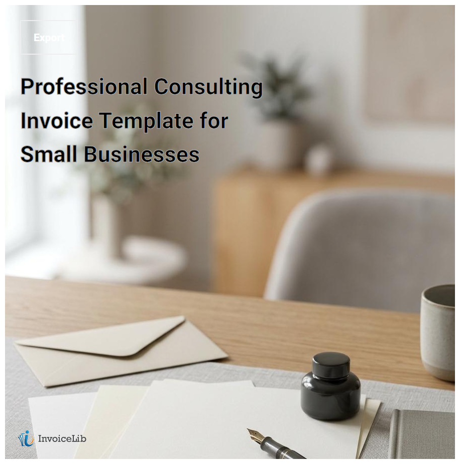 Professional Consulting Invoice Template for Small Businesses