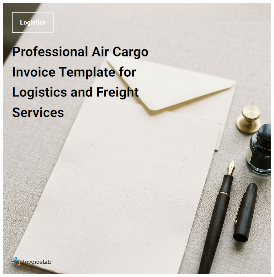 Professional Air Cargo Invoice Template for Logistics and Freight ...