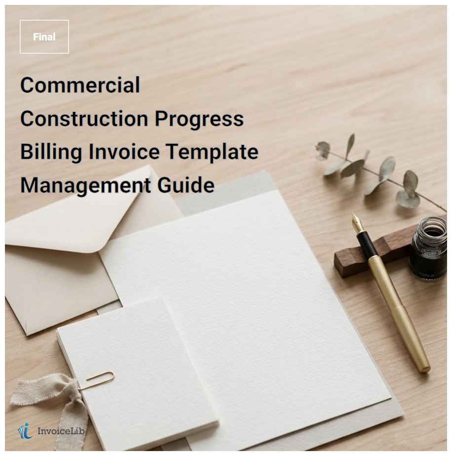 Commercial Construction Progress Billing Invoice Template Management Guide