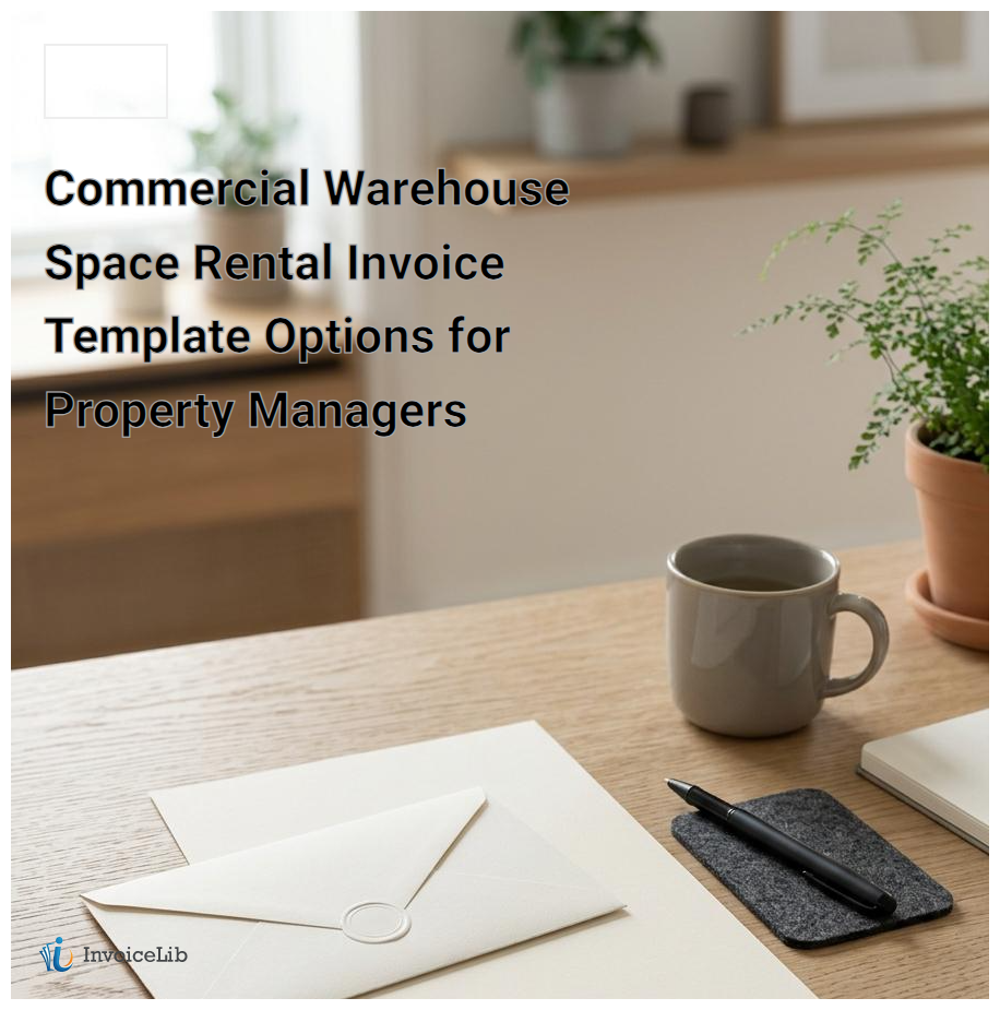 Commercial Warehouse Space Rental Invoice Template Options for Property Managers