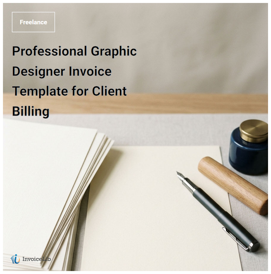 Professional Graphic Designer Invoice Template for Client Billing