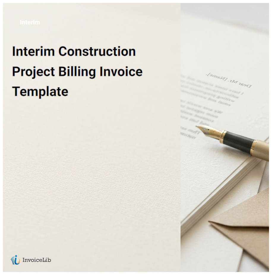 Interim Construction Project Billing Invoice Template