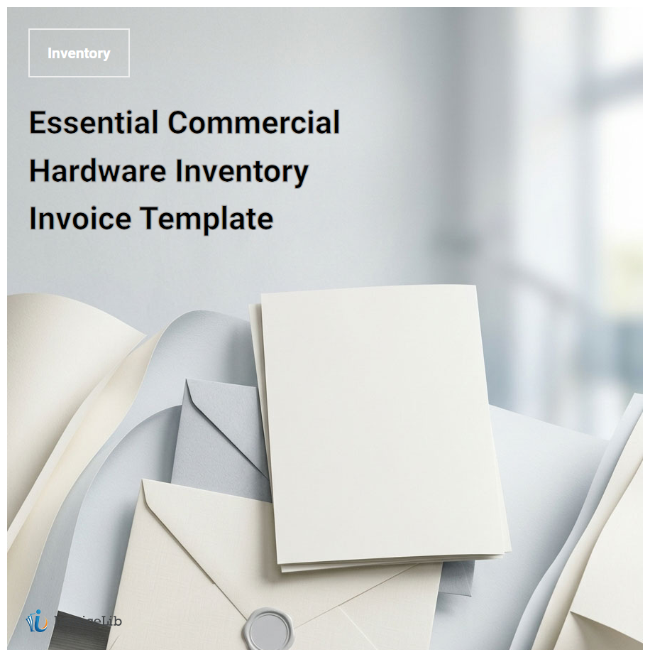 Essential Commercial Hardware Inventory Invoice Template