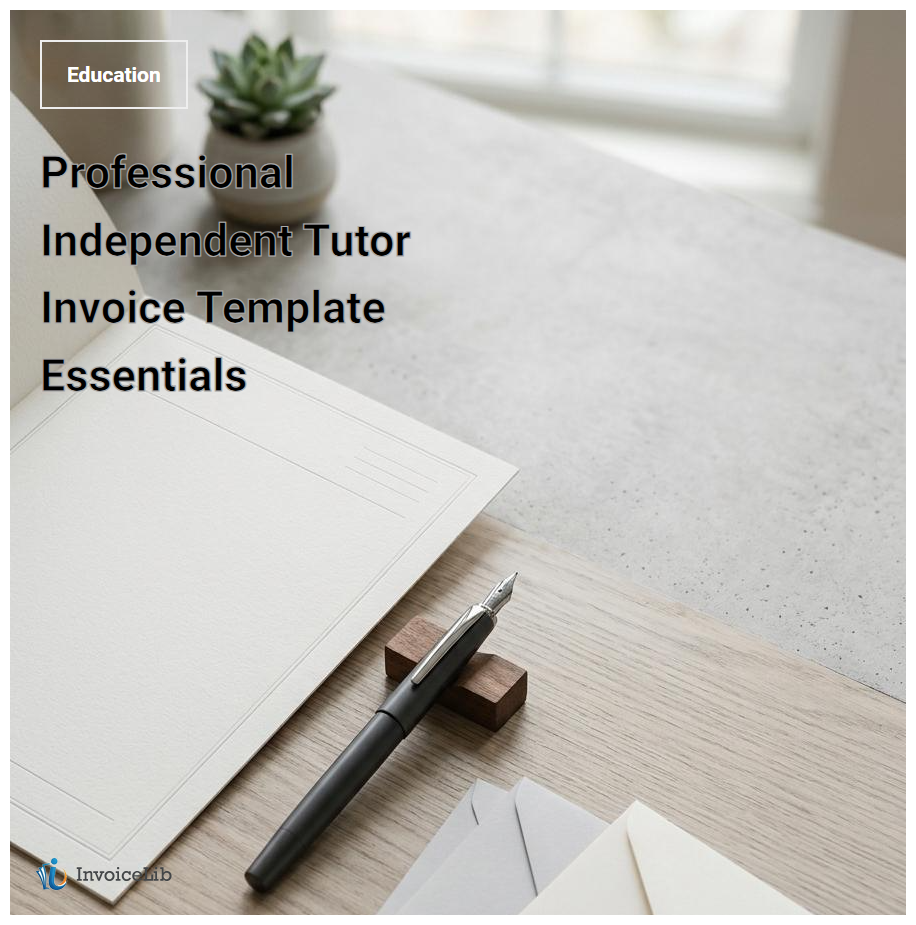 Professional Independent Tutor Invoice Template Essentials