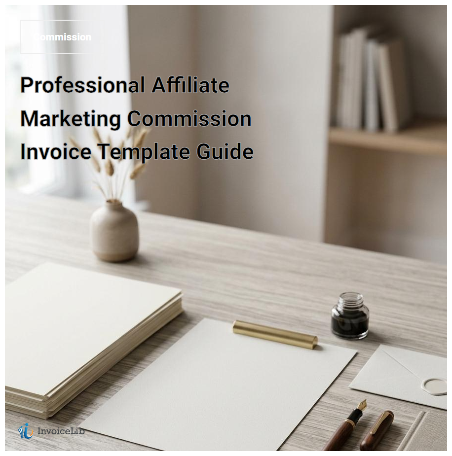 Professional Affiliate Marketing Commission Invoice Template Guide
