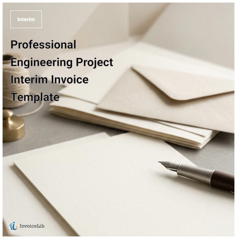 Professional Engineering Project Interim Invoice Template