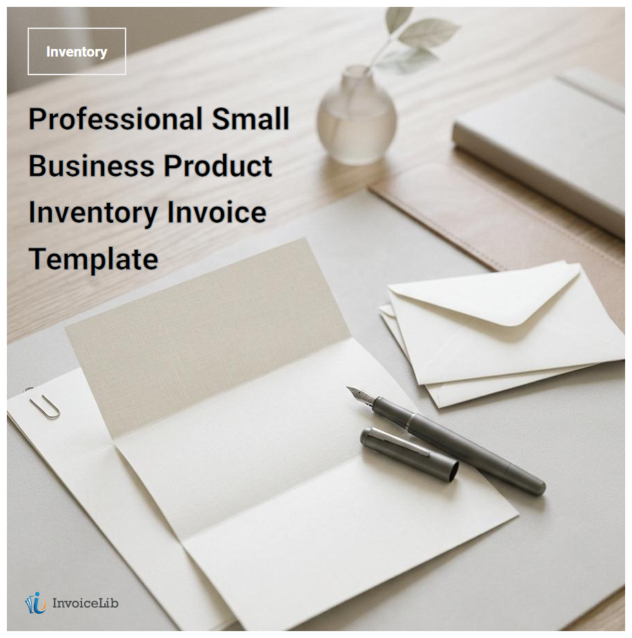 Professional Small Business Product Inventory Invoice Template