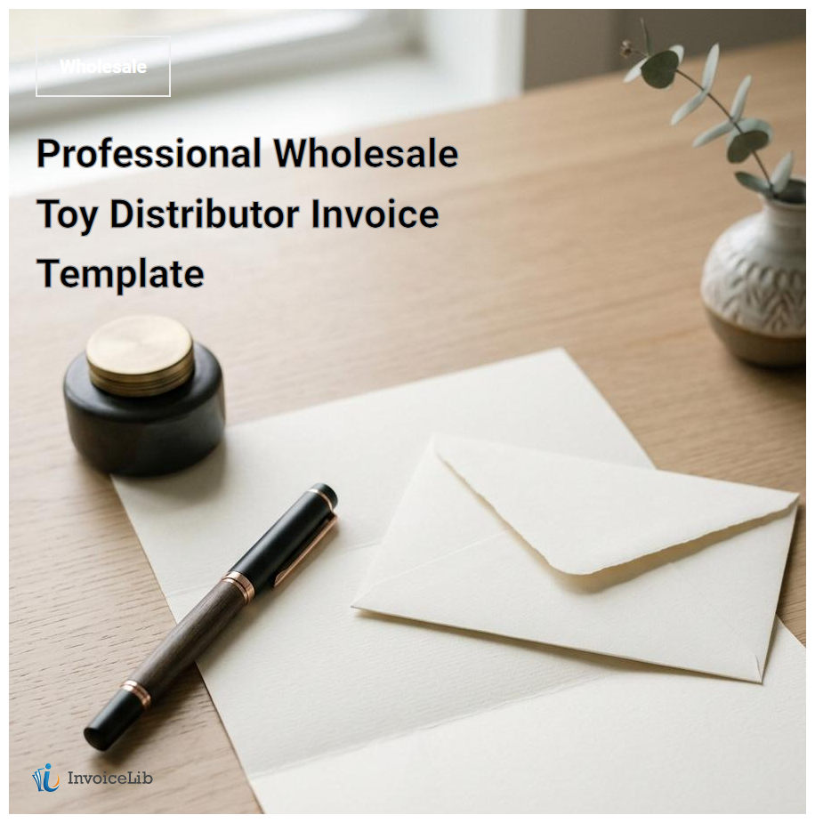 Professional Wholesale Toy Distributor Invoice Template