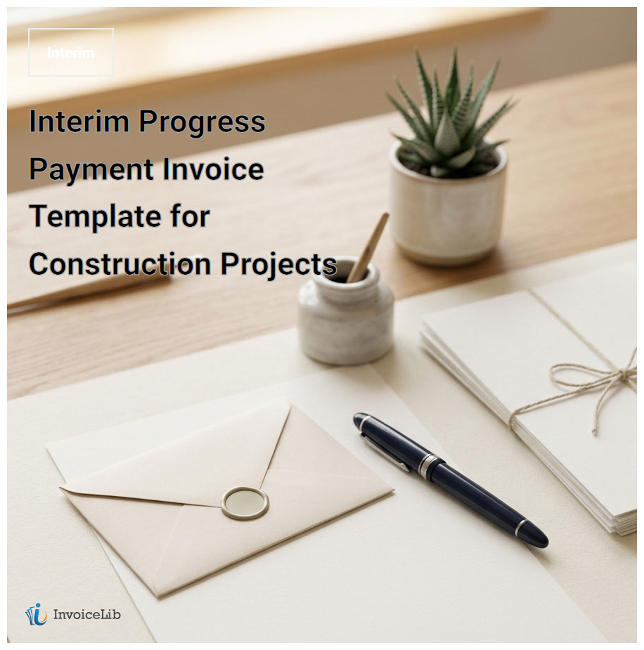 Interim Progress Payment Invoice Template for Construction Projects