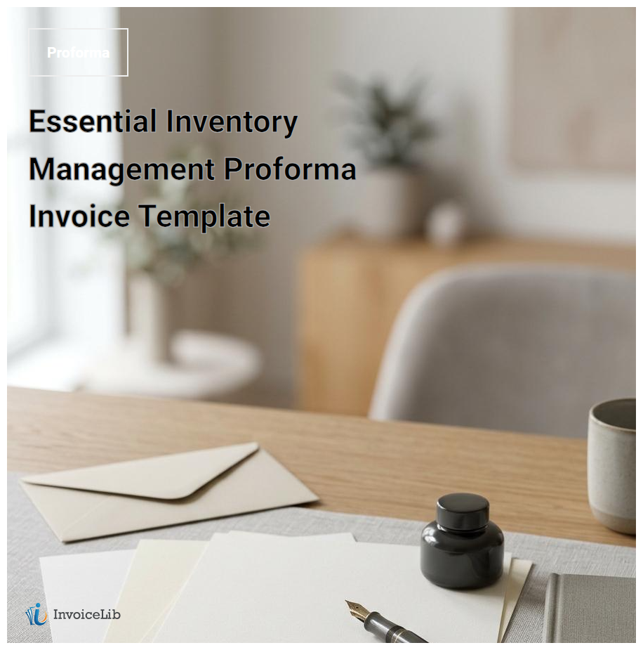 Essential Inventory Management Proforma Invoice Template