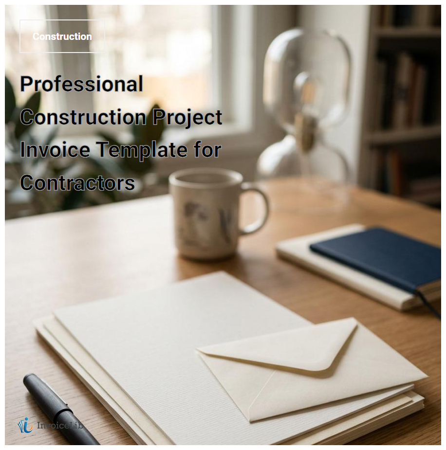 Professional Construction Project Invoice Template for Contractors
