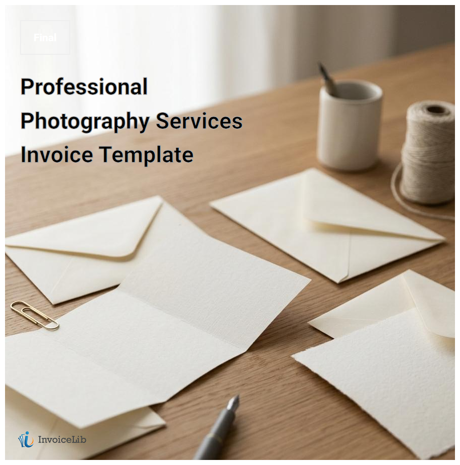 Professional Photography Services Invoice Template