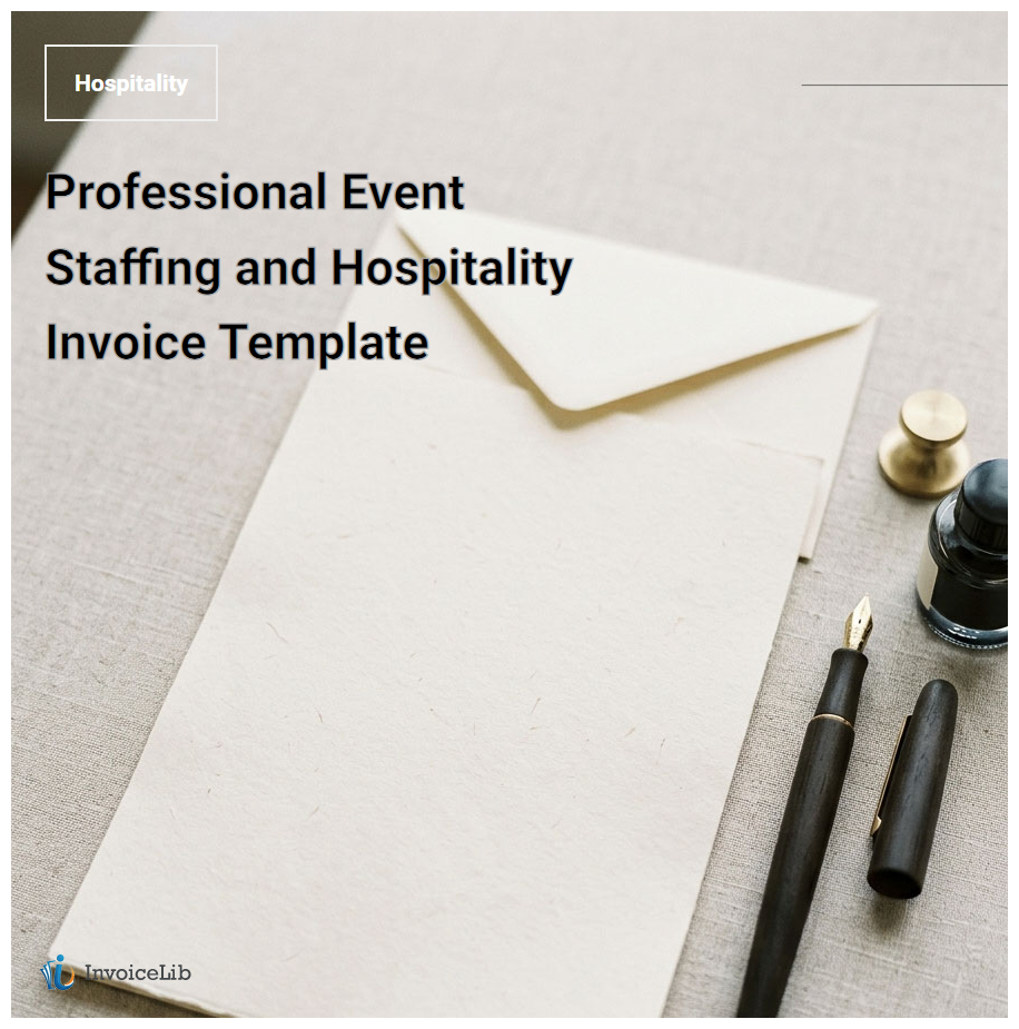 Professional Event Staffing and Hospitality Invoice Template