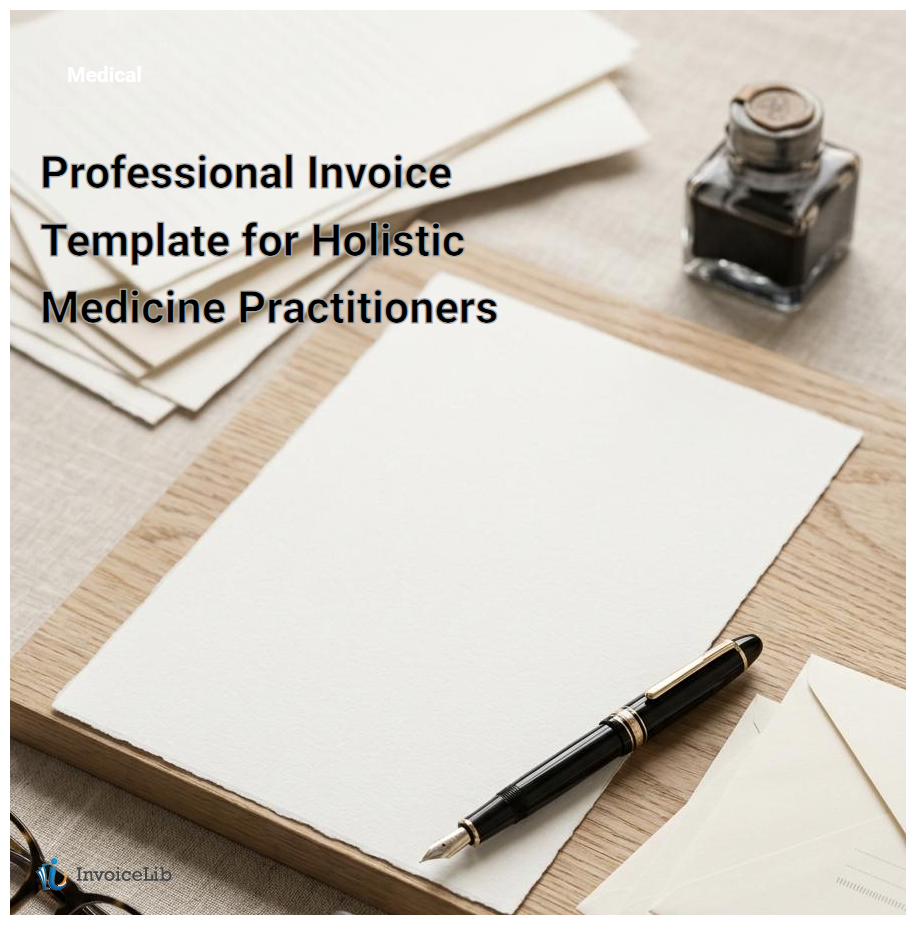 Professional Invoice Template for Holistic Medicine Practitioners
