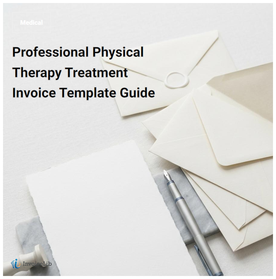 Professional Physical Therapy Treatment Invoice Template Guide