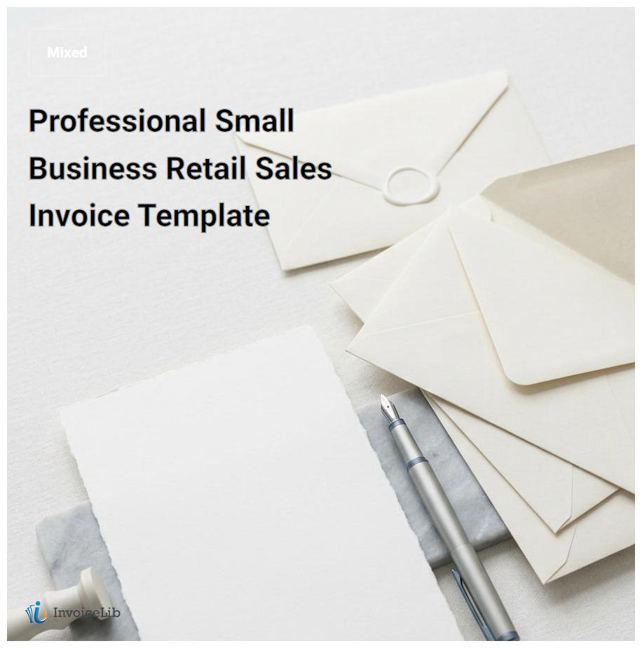 Professional Small Business Retail Sales Invoice Template