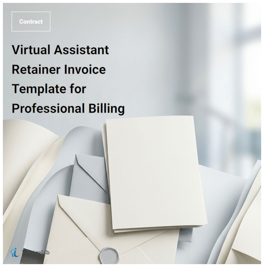 Virtual Assistant Retainer Invoice Template for Professional Billing