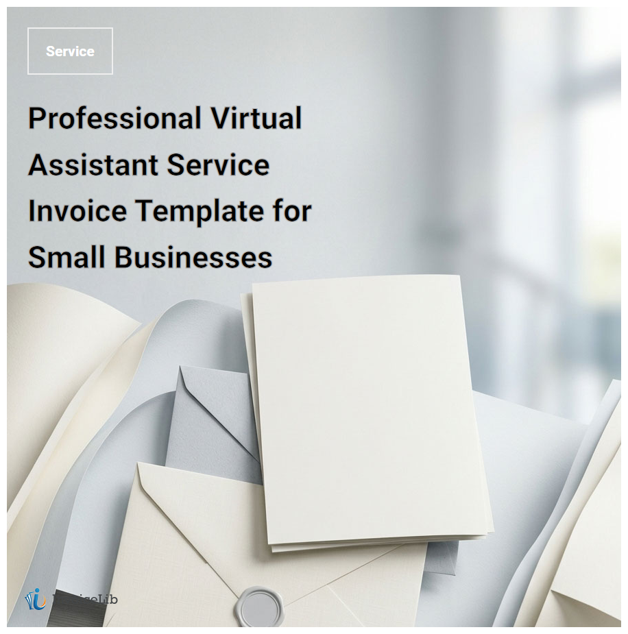 Professional Virtual Assistant Service Invoice Template for Small Businesses