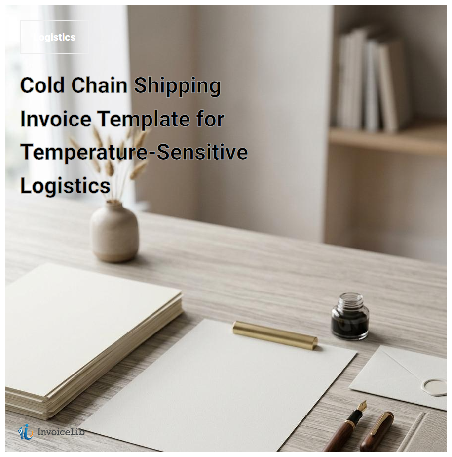 Cold Chain Shipping Invoice Template for Temperature-Sensitive Logistics