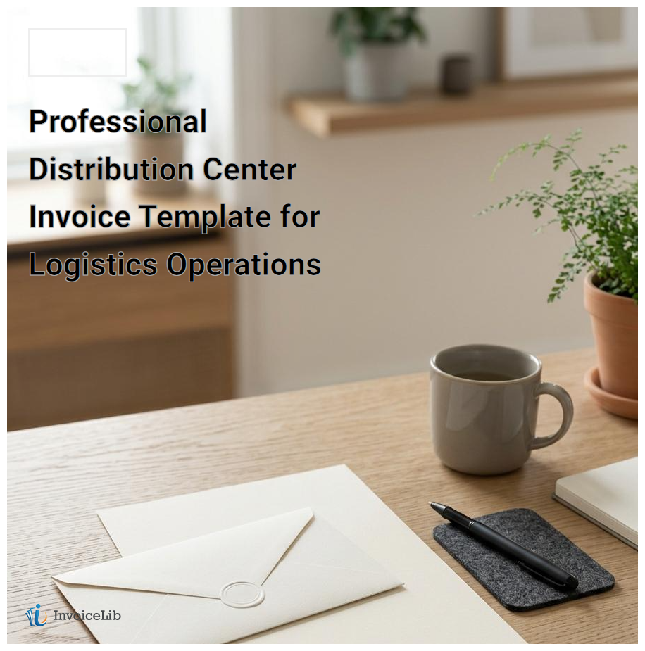 Professional Distribution Center Invoice Template for Logistics Operations