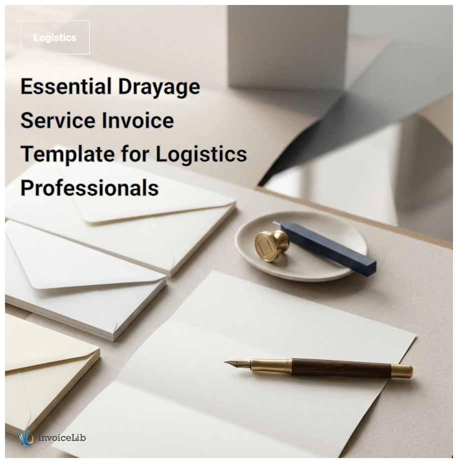 Essential Drayage Service Invoice Template for Logistics Professionals