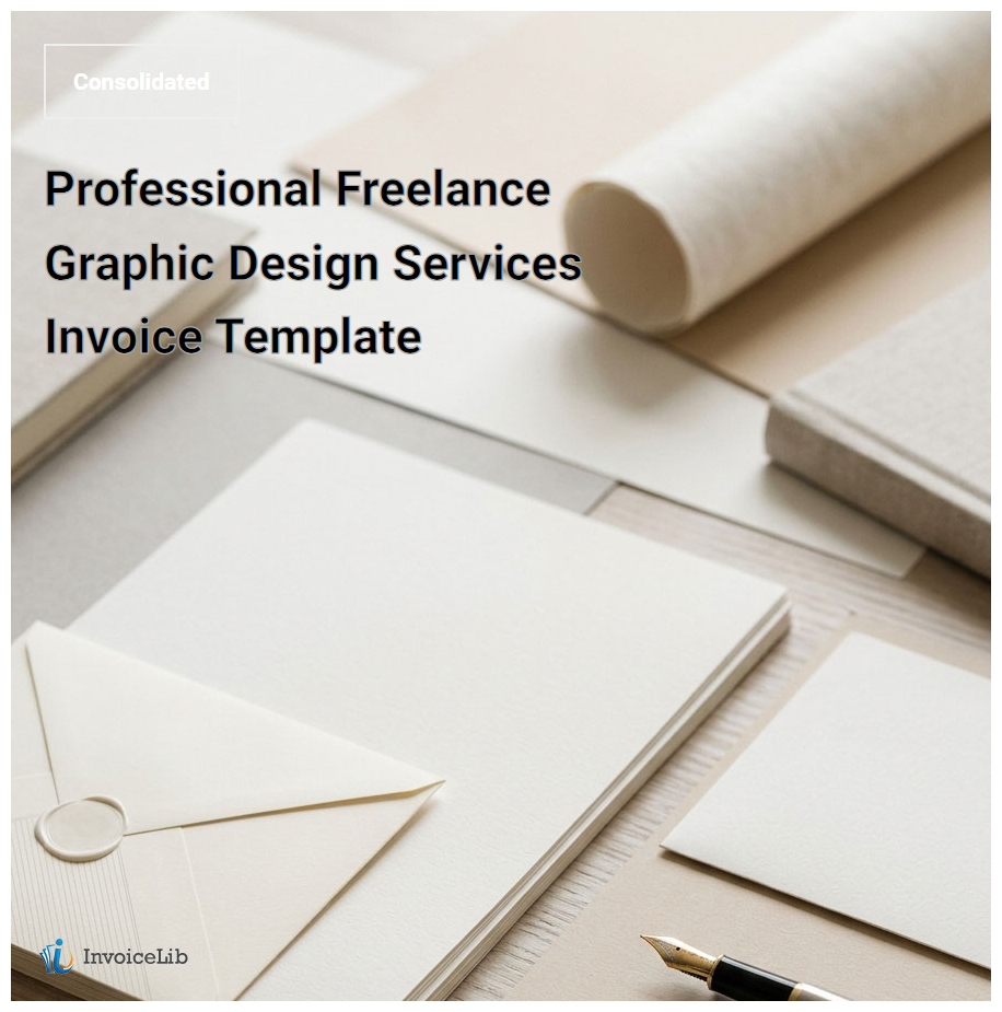 Professional Freelance Graphic Design Services Invoice Template